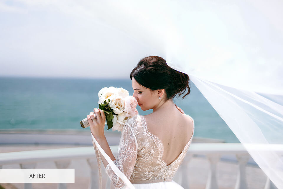 free lightroom preset for wedding portraits